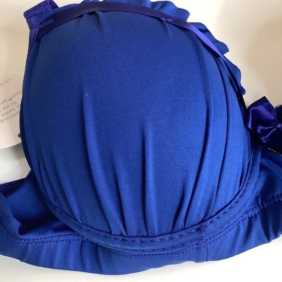Massam Blue Padded Underwire Bra Made in Brazil New with Tags - Picture 7 of 8